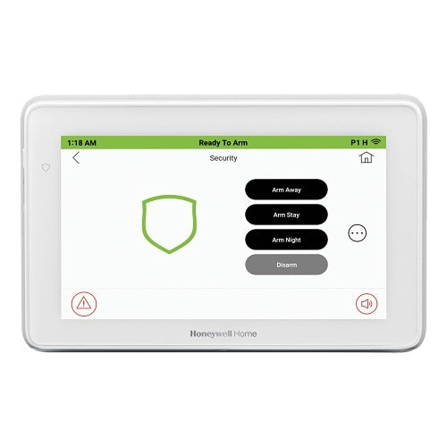 Honeywell Home 6290W 7\\" Color Touchscreen Keypad with Voice for VISTA Systems, (Replaces 6280S, 6280W)