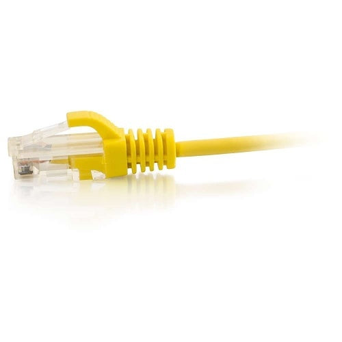 C2G CG01173 CAT6 Snagless Unshielded (UTP) Slim Ethernet Network Patch Cable, 7\', Yellow