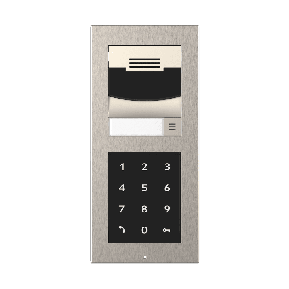 Control4® DS3 2-Module Touch Keypad Door Station - Surface Mount (Brushed Nickel)
