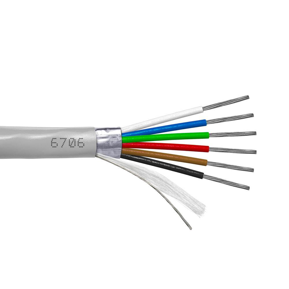 Provo Multi-Conductor 22-6c STR TC FL SH 105° C CSA FT4 UL RoHS – Grey JKT