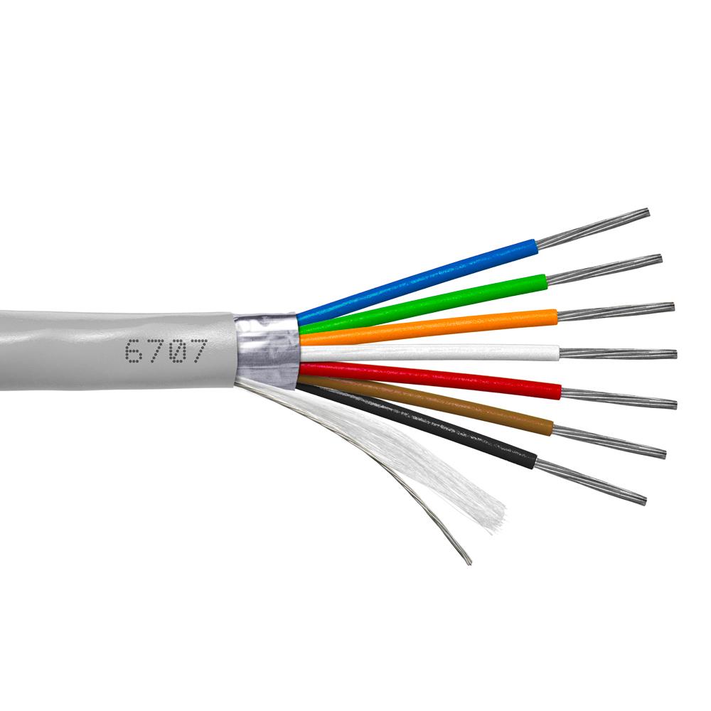 Provo Multi-Conductor 22-7c STR TC FL SH 105° C CSA FT4 UL RoHS – Grey JKT