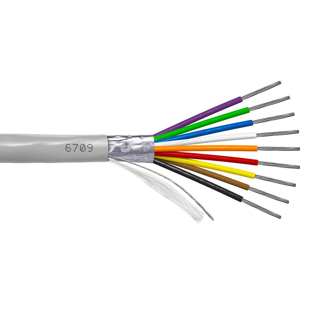 Provo Multi-Conductor 22-9c STR TC FL SH 105° C CSA FT4 UL RoHS – Grey JKT