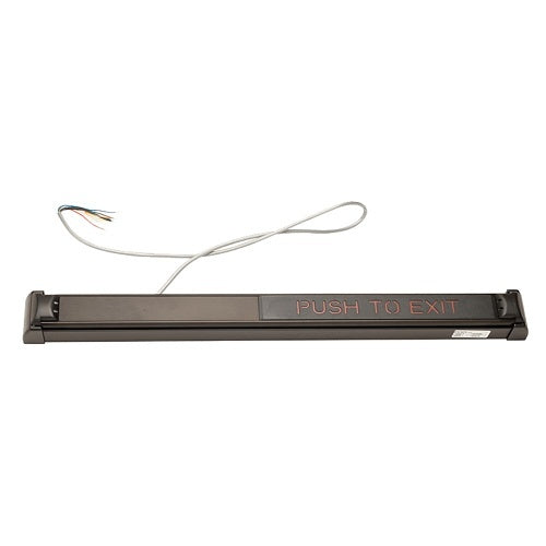 Schlage 672 36 313 RD TouchBar Request-to-Exit Device, Red Lettering, Dark Bronze Anodized Aluminum, 36"