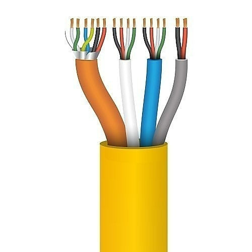 Paige 236650707 Combo Wiegand / OSDP Access Control Cable, 500', Yellow