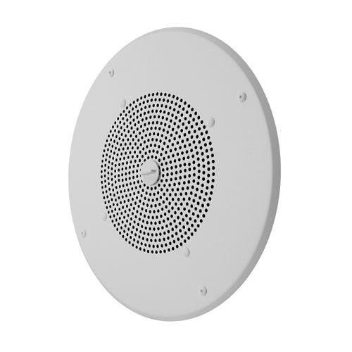 Valcom V-1020C One-Way 8\\" Round Ceiling 45 Ohms Speaker, White