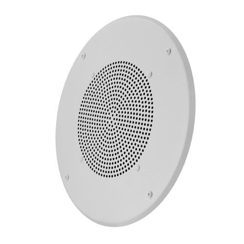 Valcom V-1060A Two-Way 8\\" Indoor Round Ceiling Speaker Talkback, White