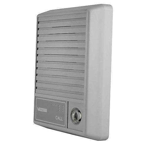 Valcom V-1074 Surface Mount Intercom Doorplate Speaker with Call Button