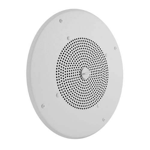 Valcom V-1220 One-Way 8\\" Round Ceiling Speaker, White