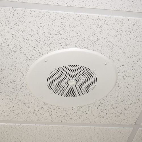 Valcom V-1220 One-Way 8\\" Round Ceiling Speaker, White