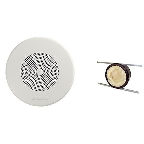 Valcom V-1420 Signature Series 8\\" High-Fidelity Round Ceiling Speaker, 1-Way