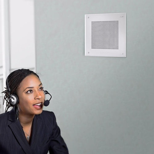 Valcom V-1961 8 Ohms Wall / Ceiling Square Speaker, Talkback