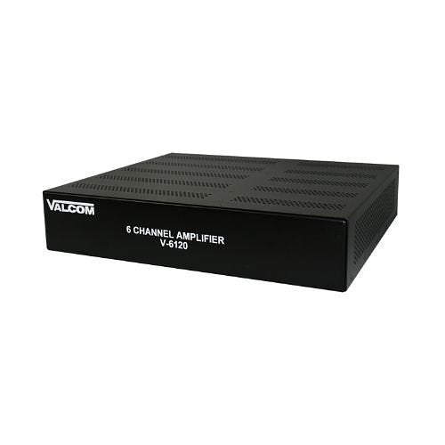 Valcom V-6120 6-Channel Replacement Amplifier for Existing 25V Speaker Lines