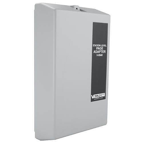 Valcom V-9940 1-Zone Expandable Station Level Page Adapter, White
