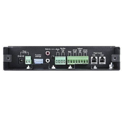 Valcom V-9972 Universal Paging Interface to 600 Ohms, Black