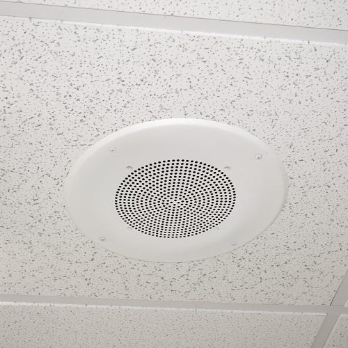 Valcom V-C806PK 8\\" Round Ceiling Speaker with Taps, Talkback