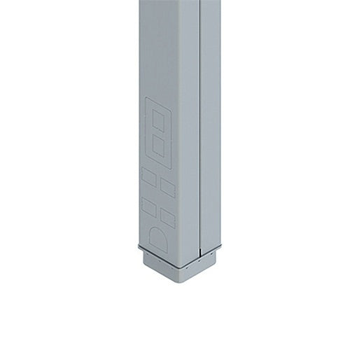 Wiremold 25DTC-4 Blank Steel Poles, 10'L, Ivory