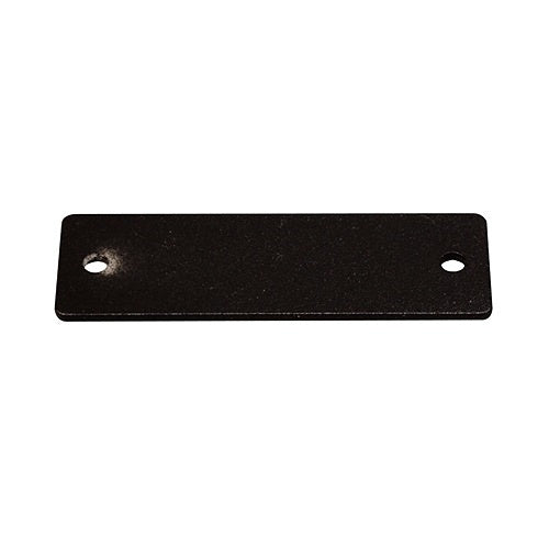 Wiremold AV9003BK Blank Plate Single, Black, TAA Compliant
