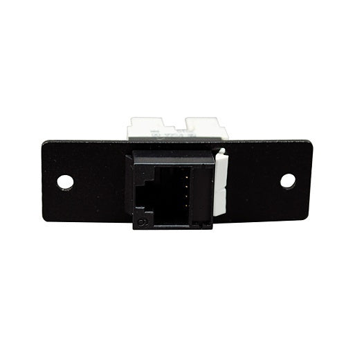 Wiremold AV9015BK Keystone CAT6 Jack Plate, Black, TAA Compliant