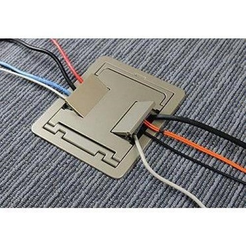 Wiremold CAF3 Shallow Three Gang Raised Floor Box