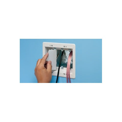 Arlington TVBS507 3-Gang White TV Box