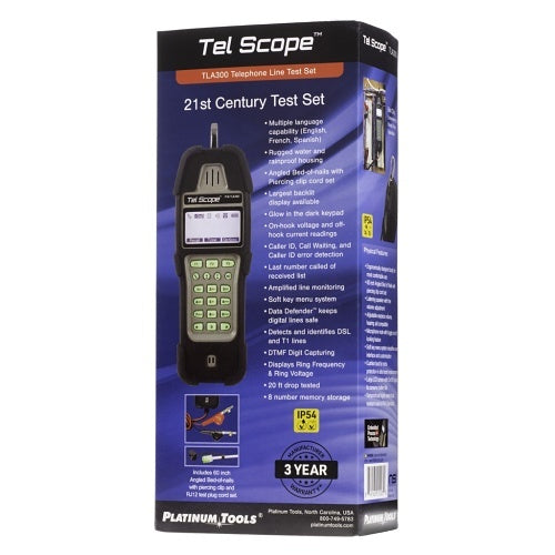 Platinum Tools TLA300-1 TelScope Test Kit
