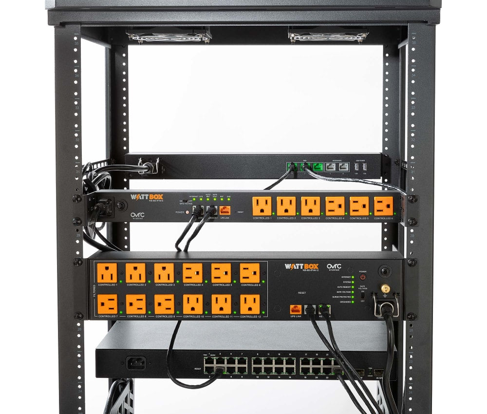 WattBox® 800 Series Rack Mountable Faceplate Display