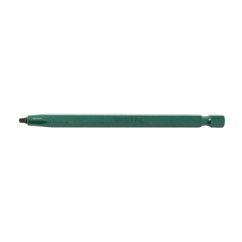 Driver Bit - #1 Green Square x 6in