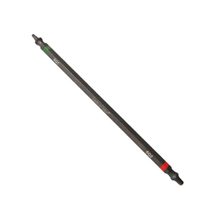 Impact Bit - Double Ended-Robertson #2 & #1 x 6in -Red-Green