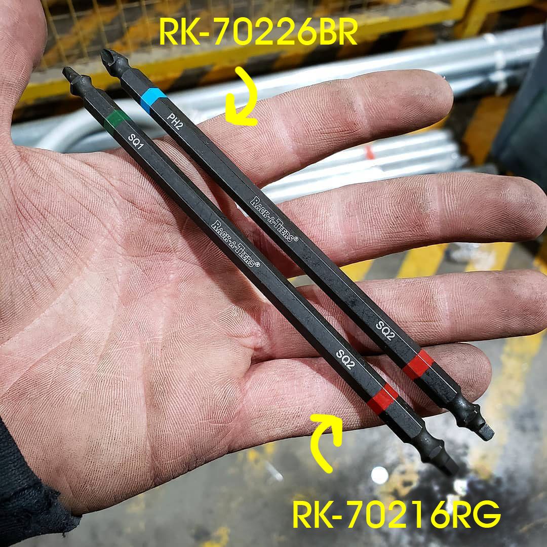 Impact Bit - Double Ended-Robertson #2 & #1 x 6in -Red-Green