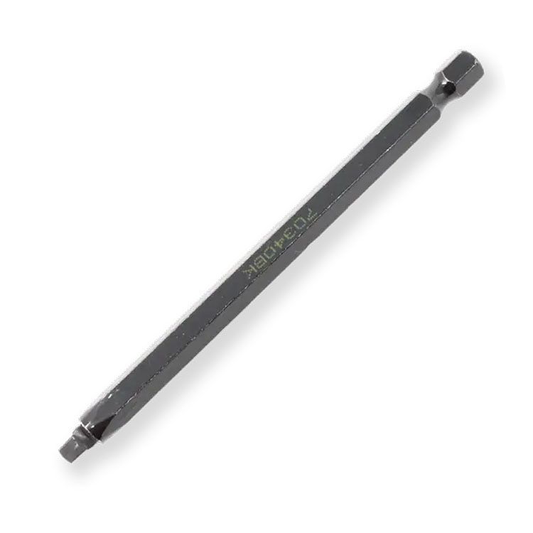 Driver Bit - #3 Black Square x 6in