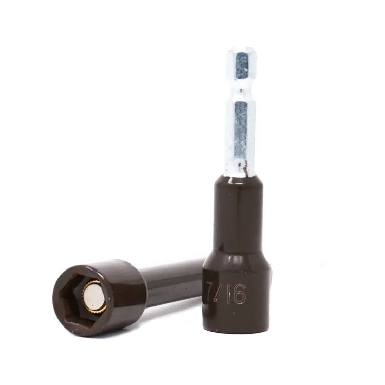 Hex Bit - 7/16in Brown x 2.5in