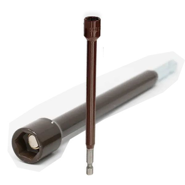 Hex Bit - 7/16in Brown x 6in