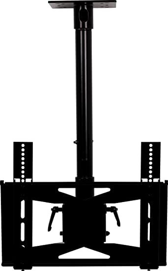 27 in - 42 in FLAT PANEL CEILING MOUNT - BLACK