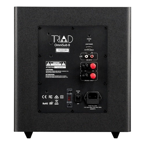 Triad 22080-1 In-Room Omni Subwoofer, 8\\" Driver