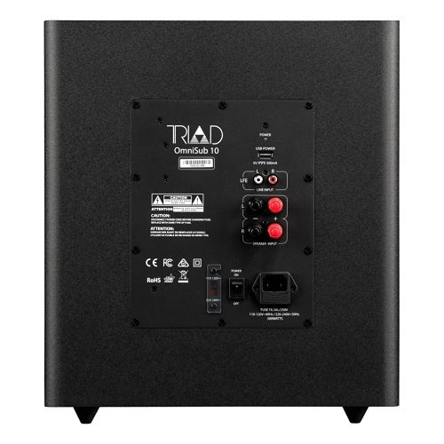 Triad 22100-1 In-Room Omni Subwoofer, 10\\" Driver