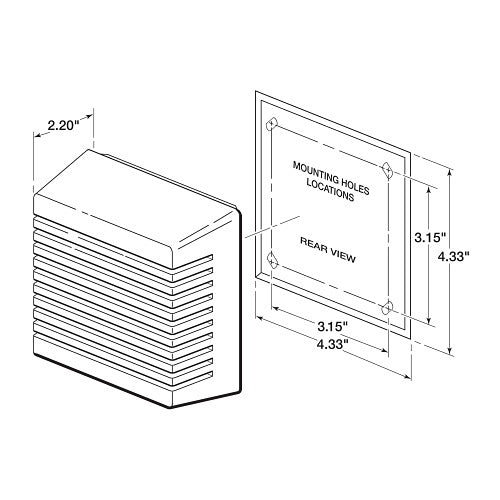 Resideo 746 Wall Mount Indoor Intrusion Speaker