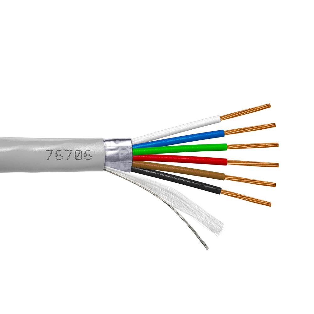 Provo Multi-Conductor 22-6c STR BC FL SH 75° C CSA FT4 UL RoHS – Grey JKT