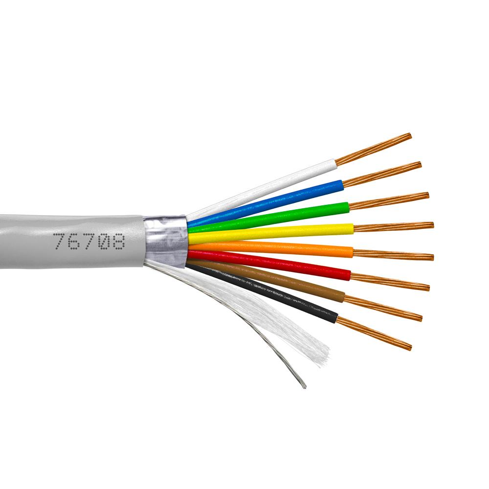 Provo Multi-Conductor 22-8c STR BC FL SH 75° C CSA FT4 UL RoHS – Grey JKT