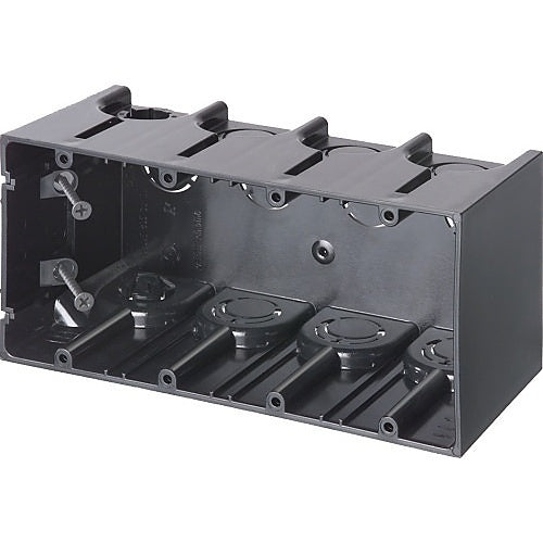 Arlington F104 4-Gang Non-Metallic Outlet Box Cover