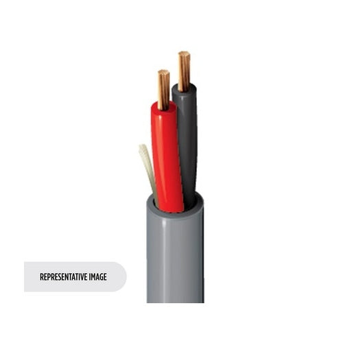 Belden 1307A 010Z1000 16/2 Stranded Speaker Cable, Oxygen-Free Bare Copper, PE Insulation, PVC Jacket, CM, Direct Burial, Flexible, 1000' (304.8m) ReelTuff Box, Black