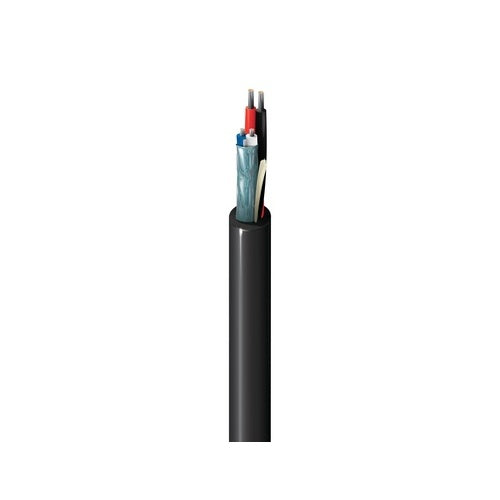Belden 1502P 010Z1000 22/1 Pair Tinned Copper, 18/2 Stranded Multimedia Control Cable, Plenum, 1,000' (304.8m) ReelTuff Box, Black