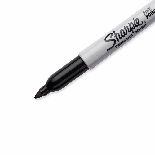 Sharpie 30162PP Marker, Fine-Point, Black, 2-Pack