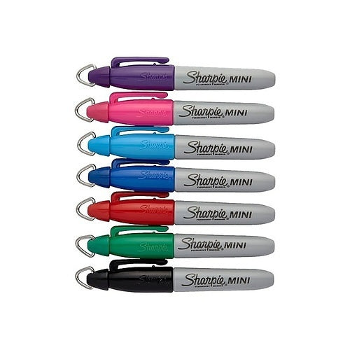 Sharpie 35111 Mini Permanent Markers, Fine Tip, Assorted, 72-Pack