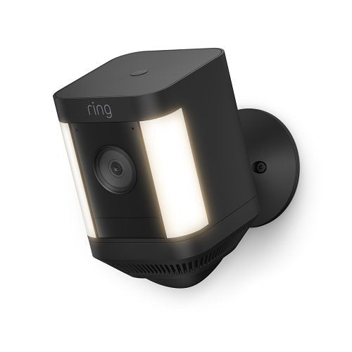 Ring Spotlight Cam Plus, Battery Powered Motion Detection, Color Night Vision Camera, Black (B09K1HMTP3)
