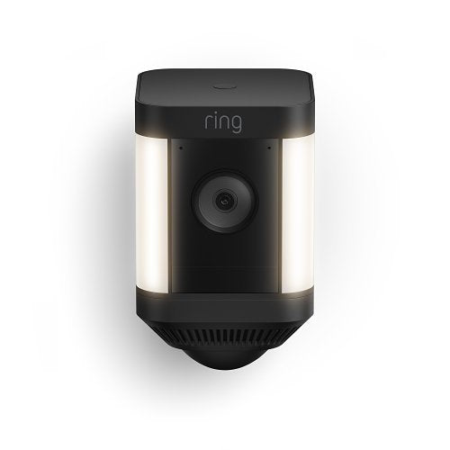 Ring Spotlight Cam Plus, Battery Powered Motion Detection, Color Night Vision Camera, Black (B09K1HMTP3)