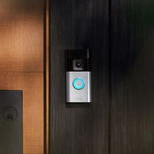 Ring Battery Doorbell Pro Wireless with Head-to-Toe Video and Motion Detection, Satin Nickel (B0B2CV6M7C)