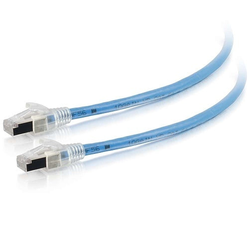 C2G CG43177 Cable with Discontinuous Shielding, Plenum CMP-Rated, 25\', Blue