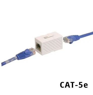 Category 5E In-Line Coupler- Color: White