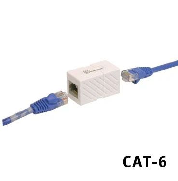 Category 6 In-Line Coupler- Color: White