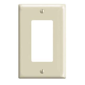 Decor Style Face Plates- Single & Ivory